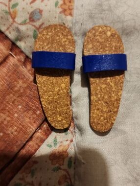 Vintage 1960s Ken Allan Cork Sandals